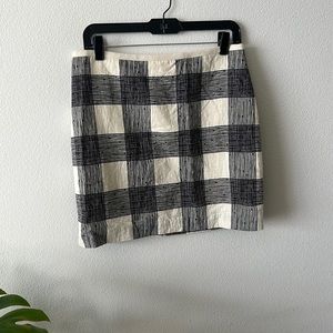 Madewell Patterned Cotton Mini Skirt Size 6